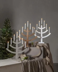 GILLIAN Ljusstake 7L 64cm Beige