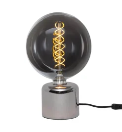 GLANS Lampfot E27 12cm Krom