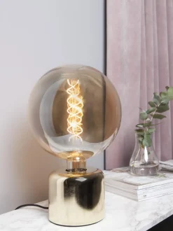 GLANS Lampfot E27 12cm Mässing