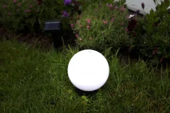 GLOBUS Solcells-Dekoration 32cm Vit