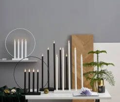 GLORY Ljusstake 45cm Svart