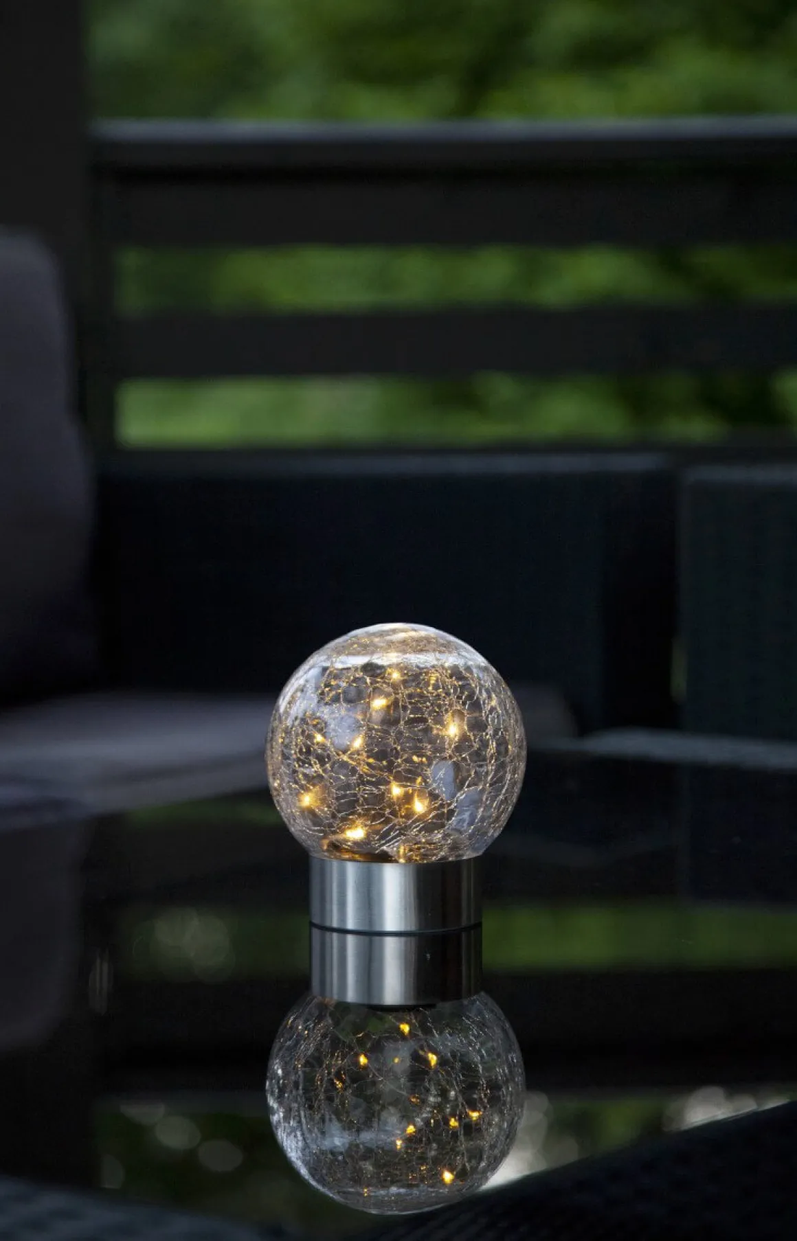 GLORY Solcellsdekoration 35cm Transparent IP44