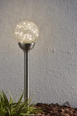 GLORY Solcells-Pinne 45cm Rostfritt Stål