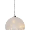 GLOW Glaskula 20cm 50LED Frostad