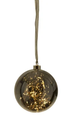 GLOW Glaskula 15cm Rökfärgad