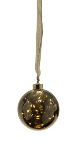 GLOW Glaskula 10cm Rökfärgad