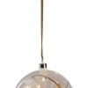 GLOW Glaskula 40LED 20cm Transparent
