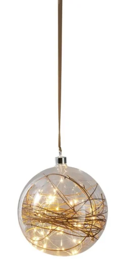 GLOW Glaskula 40LED 20cm Transparent