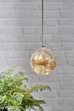 GLOW Glaskula 40LED 20cm Transparent