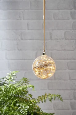 GLOW Glaskula 30LED 15cm Transparent