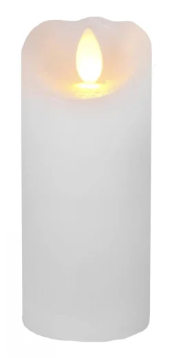 Glow LED Blockljus 12,5cm Vit