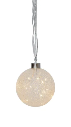 GLOW SNOW Glaskula 15L 10cm Frostad Batteri