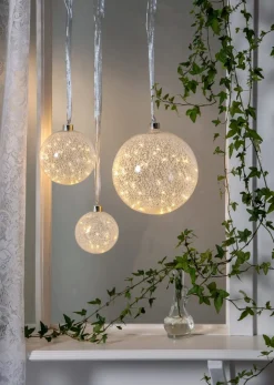 GLOW SNOW Glaskula 15L 10cm Frostad Batteri