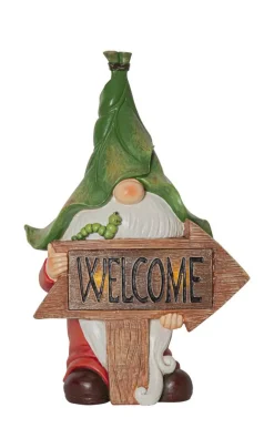 GNOMY Solcellsdekoration 33cm Flerfärgad