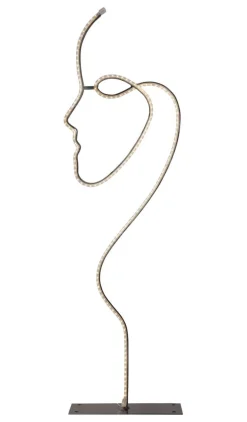 GRAFICO Siluett 88cm Svart IP44