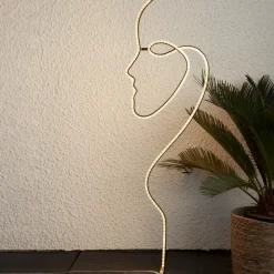 GRAFICO Siluett 88cm Svart IP44