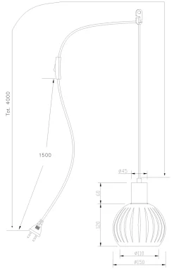 GRAFIKA Fönsterlampa 19cm Vit