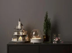 GRAUBERG Bordsdekoration Batteri 29cm Grå