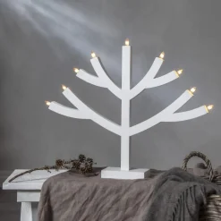 GRENE Ljusstake 9L 64cm Vit