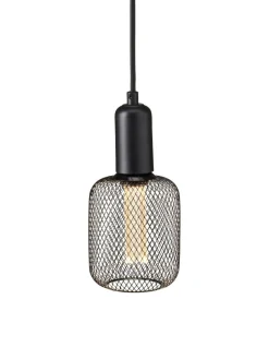 GRID Fönsterlampa Cylinder 10cm Svart