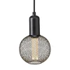 GRID Fönsterlampa Rund 12,5cm Svart