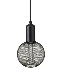 GRID Fönsterlampa Rund 12,5cm Svart
