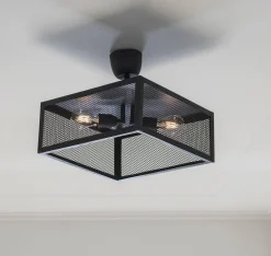 GRID Plafond 35cm Svart