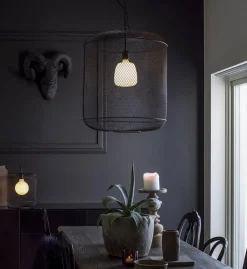 GRID Taklampa 52cm Svart