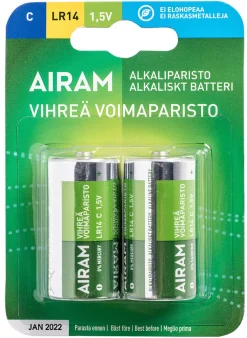 GRÖN POWER 2-Pack LR14 C 1,5V Batteri