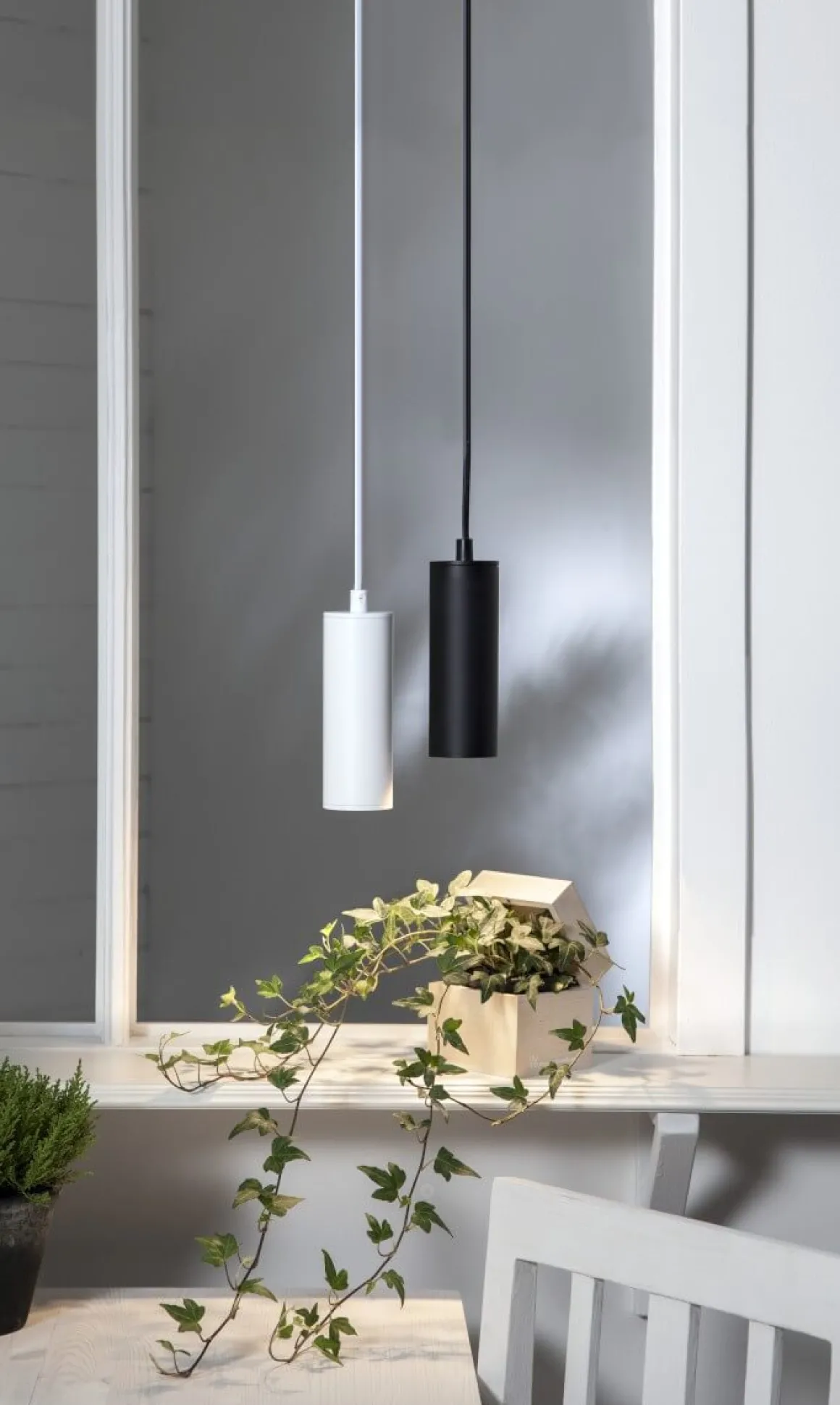 GU10 HIDE Sladdställ 17cm Svart