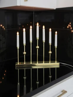 Gustavo Ljusstake Mässing