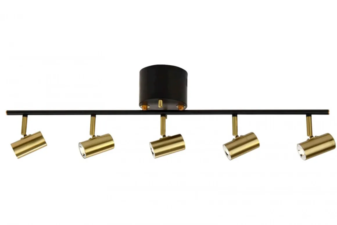 GUSTO Takspot Rak 5L Dimbar 79,5cm Svart