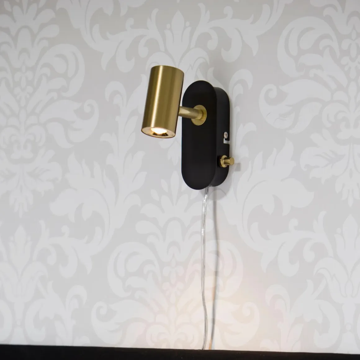 GUSTO Väggspot LED 14cm Svart