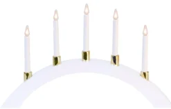 Halla Ljusstake 33cm Vit