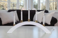 Halla Ljusstake 33cm Vit