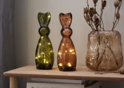 HARRY GREEN Glasdekoration Batteri 25cm Grön