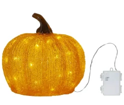 HARVY DekorationsPumpa Batteri 20cm Orange