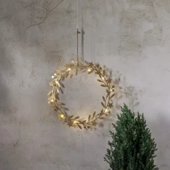 HOLIDAY Hängande dekoration Batteri 28cm Guld