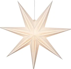 HOLLY Pappersstjärna 75cm Vit
