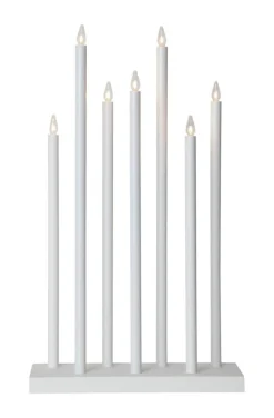 HOLY Träljusstake Set 66cm Vit