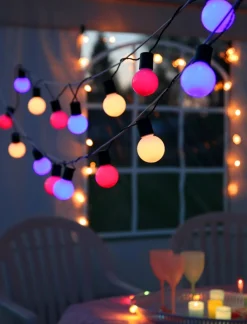 HOOKY Party-Ljusslinga 20L 5,7m Röd/Vit/Blå