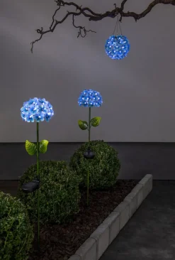 HORTENSIA Solcellspinne 77cm Blå