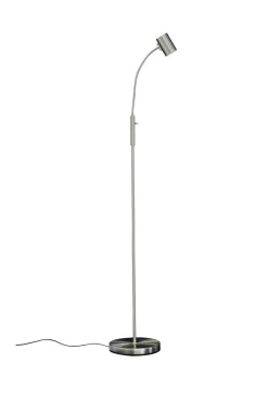 HUGIN Golvlampa 135cm Borstad Stål
