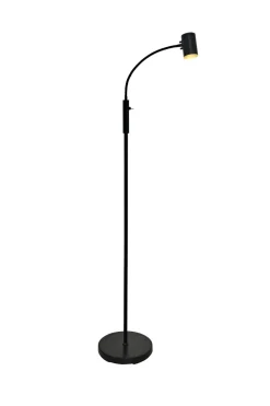 HUGIN Golvlampa 135cm Svart
