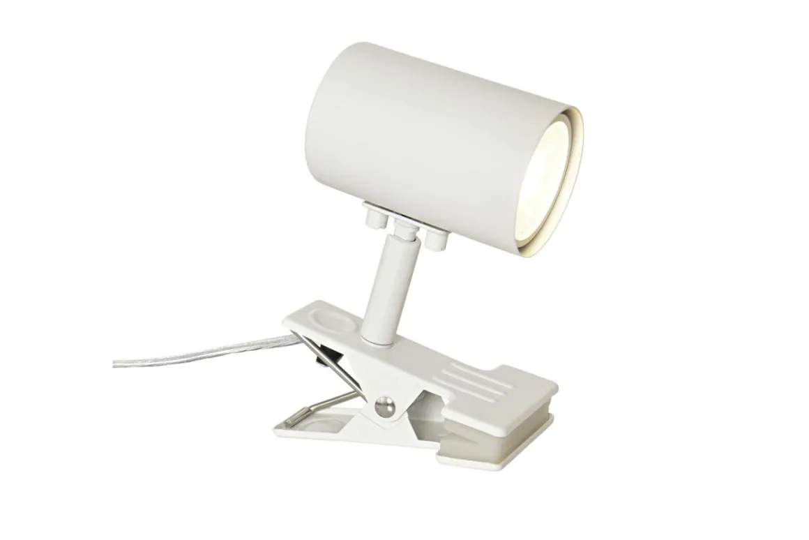 Hugin Klämlampa 15,5cm Vit