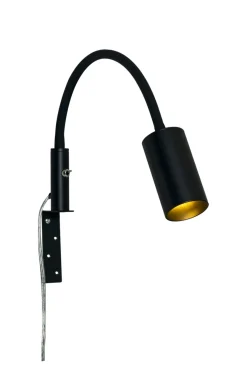 HUGIN Sänglampa 30cm Svart