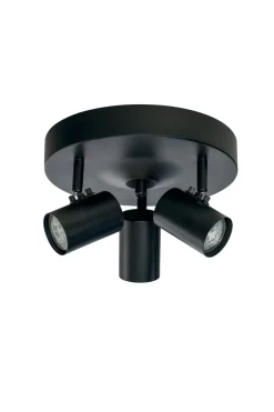 HUGIN Takspot Rund 3a Svart 25cm