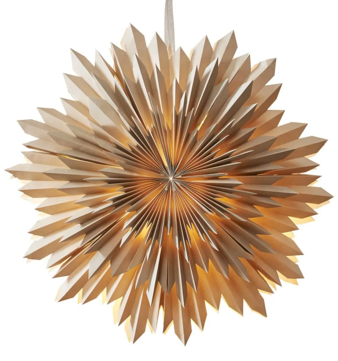 ICE Pappersstjärna 50cm Beige