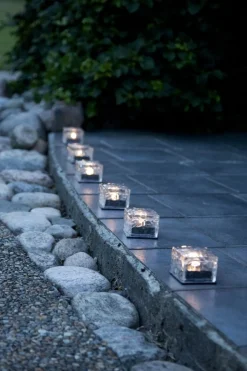 ICECUBE 3-Pack Solcellsljus 5,5cm Transparent IP44