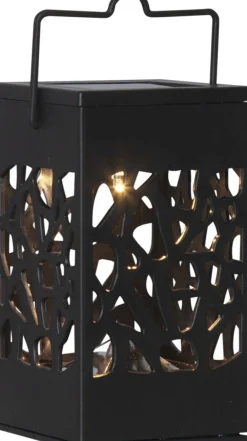 IZOLA MINI Solcellsdekoration 11cm Svart